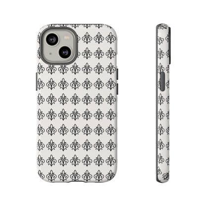 Fleur-de-Lis Pattern Tough Phone Case
