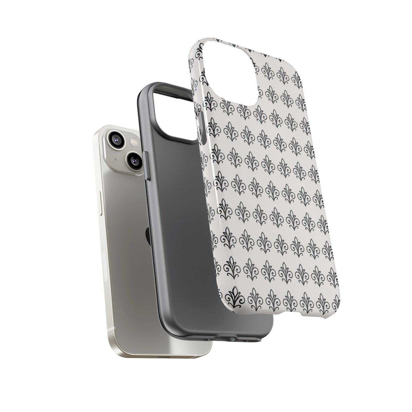Fleur-de-Lis Pattern Tough Phone Case