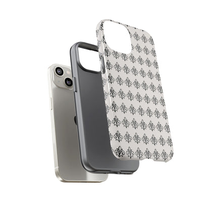 Fleur-de-Lis Pattern Tough Phone Case